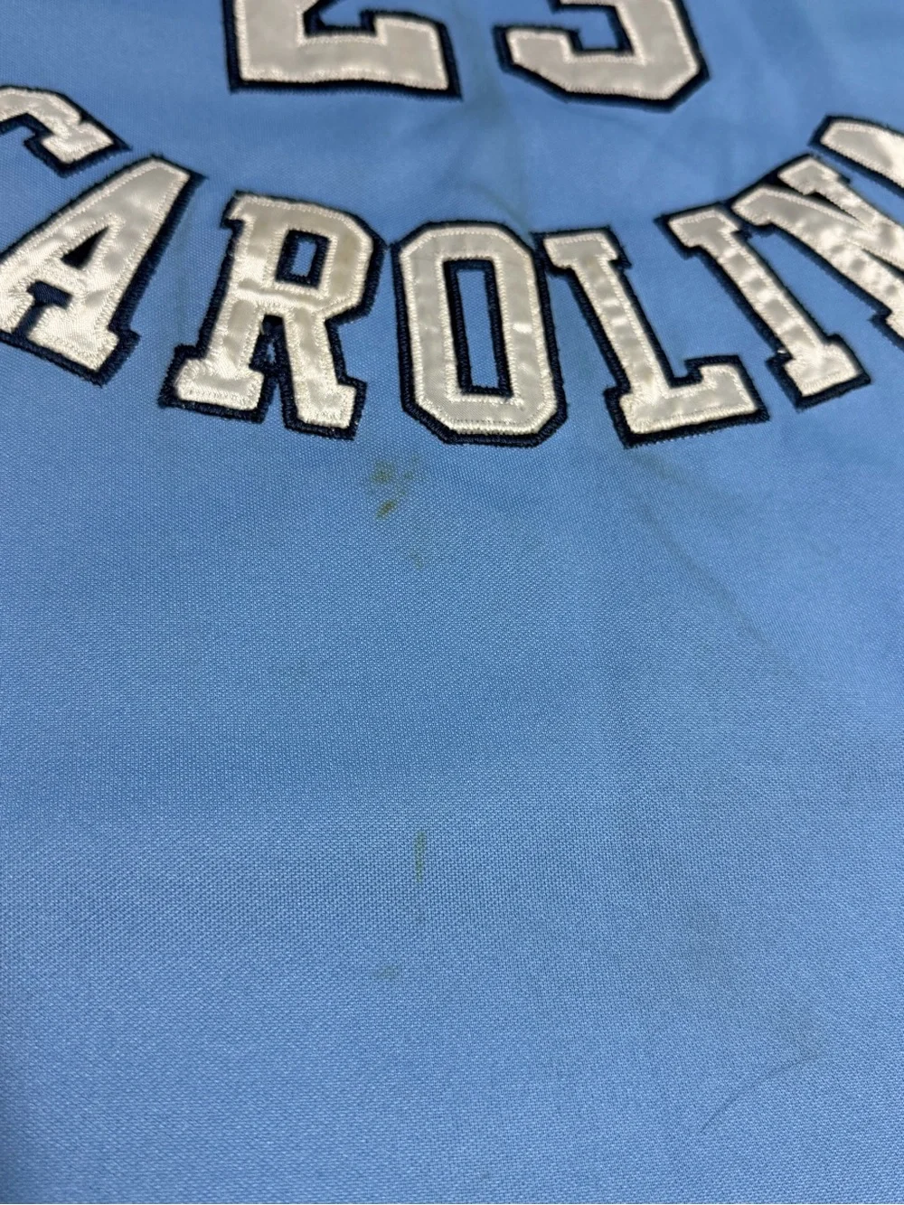Michael Jordan UNC Nike North Carolina Tar Heels Authentic Jersey LARGE VTG Y2K